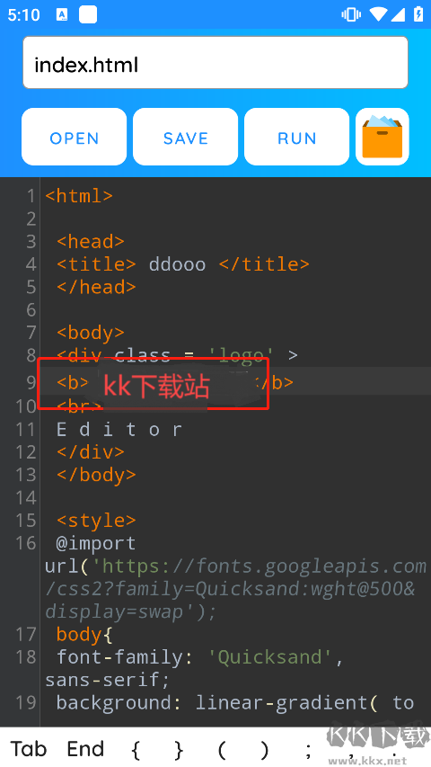 HTML Editor
