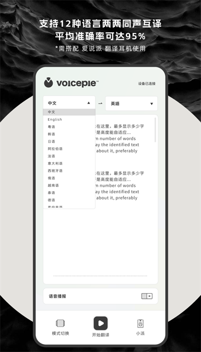 爱说派翻译耳机