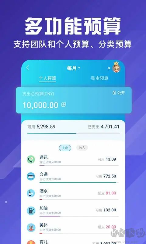 百事AA记账