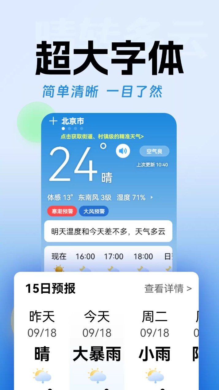 极佳天气预报