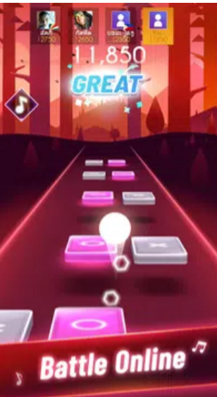 音乐瓷砖跳跃
