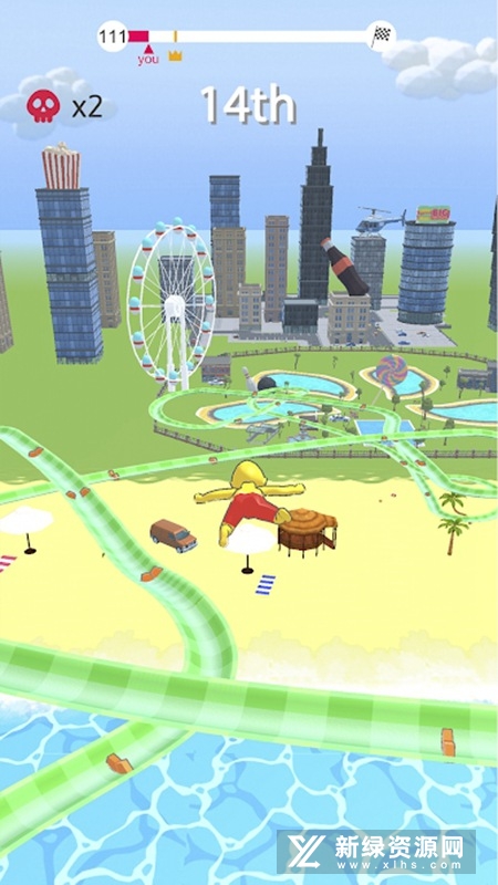 Aquapark.io水上乐园滑梯竞速