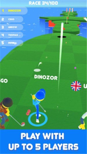 高尔夫赛跑(Golf Race)