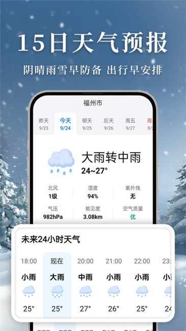 准雨天气
