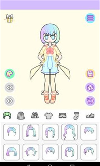 粉彩女孩换装游戏下载