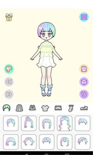 粉彩女孩换装游戏下载