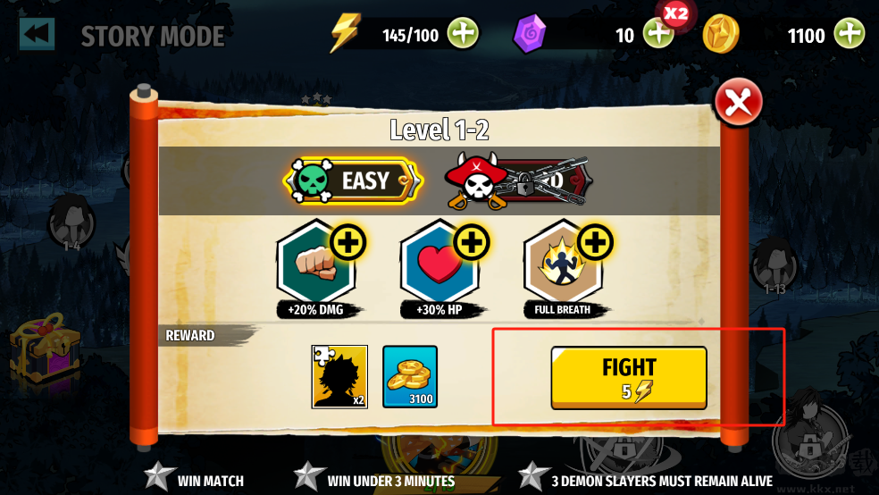 火柴人鬼灭之刃内置菜单版