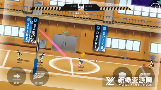 The Spike Volleyball battle(排球高