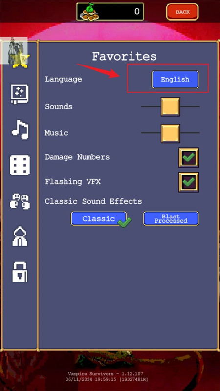 Vampire Survivors吸血鬼幸存者内置菜单最新版