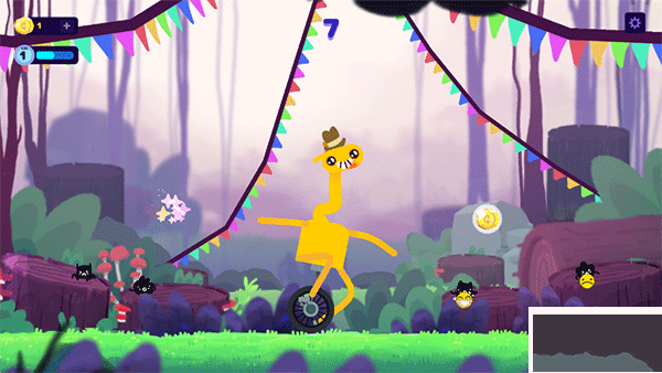 独轮车长颈鹿（unicycle giraffe）