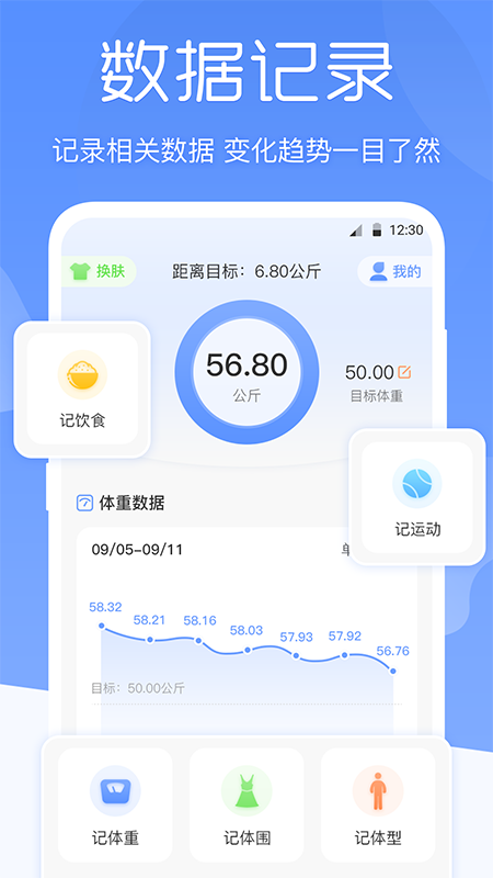 每日体重记录器软件手机最新版2024下载