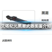 艾塔纪元中黑潮武器属性有哪些？