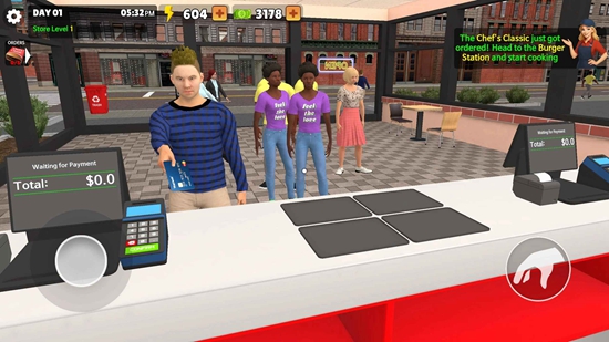 我的汉堡屋模拟器