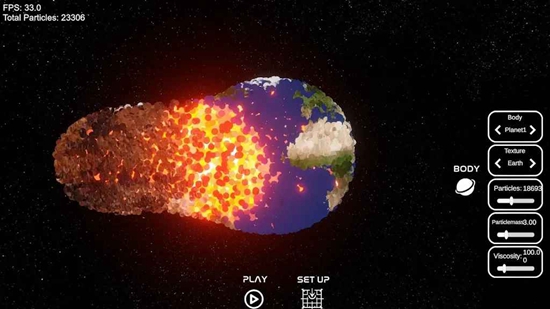 太空摧毁模拟器