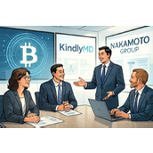 Nakamoto合作医疗公司KindlyMD加仓比特币5,150万美元，NAKA今年已涨近十倍