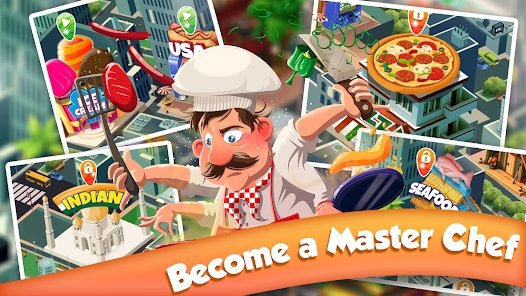 CookingRush厨房高峰餐厅厨师中文版手游下载