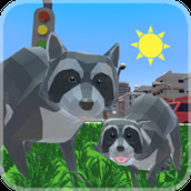 浣熊大冒险城市模拟器3D