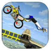 愉快的自行车特技