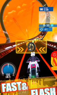 节奏音乐摩托车