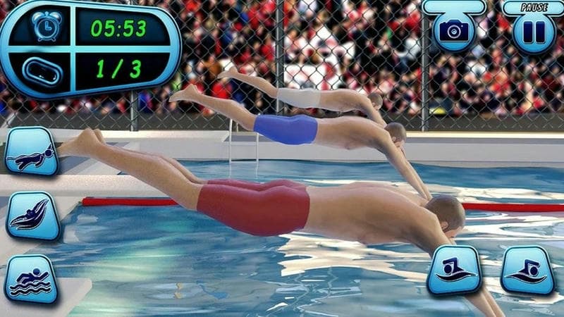 3d模拟游泳