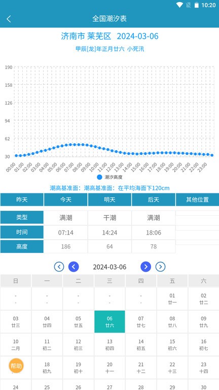 全国潮汐表