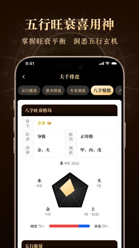 借问八字排盘