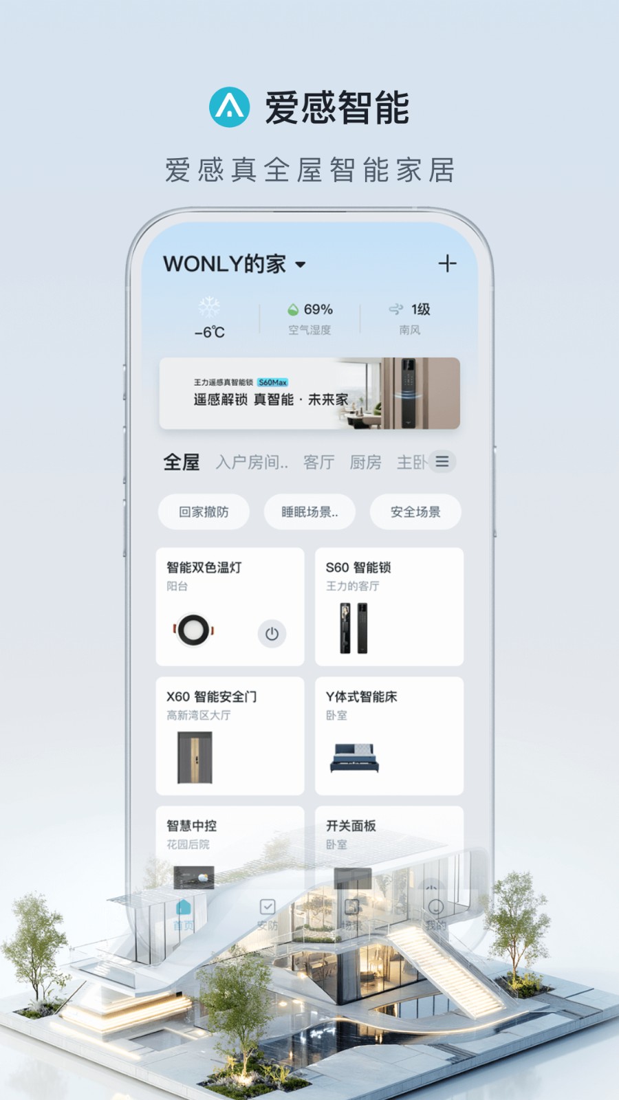 王力安防门锁