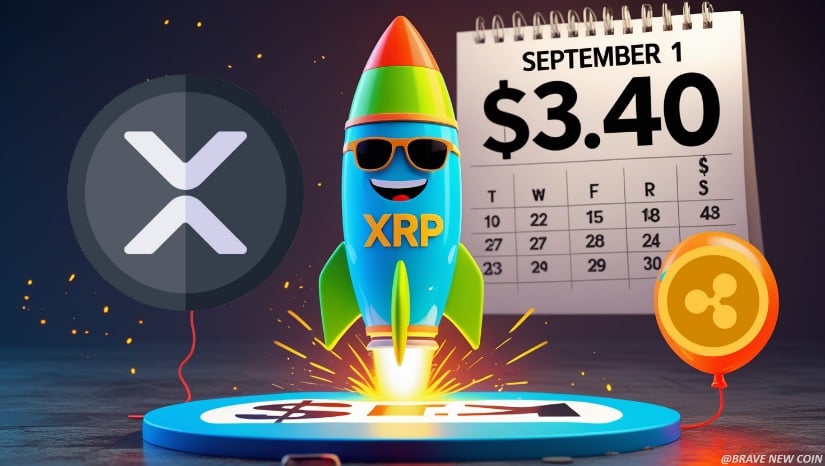XRP今日价格：XRP突破3.20美元，收复2%跌幅，分析师预计9月1日前将迎第三次爆发
