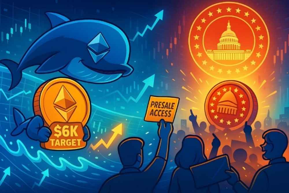 以太坊巨鲸正在囤积MAGACOIN FINANCE - 预售买家提前布局静待ETH冲击6000美元目标的爆炸性上涨