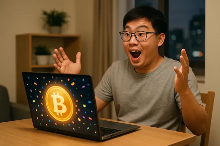 天降比特币！新北打工男请假在家滑手机，意外抽中币安「八周年最大奖」