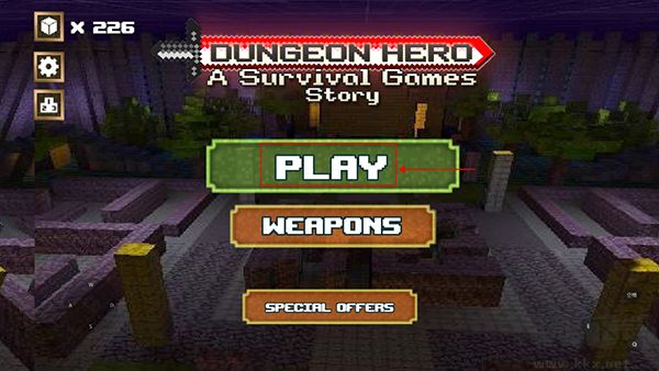 生存饥饿游戏(Dungeon Hero: A Survival Games Story)