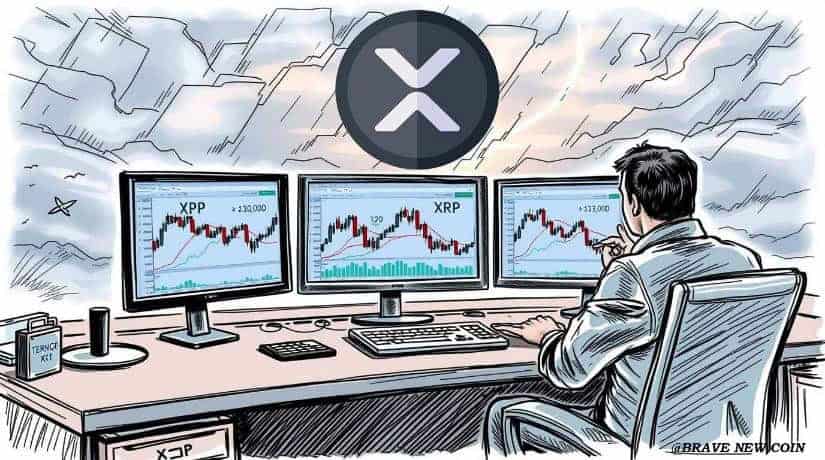 XRP今日价格：XRP在三角形态内盘整，巨鲸积累信号预示突破