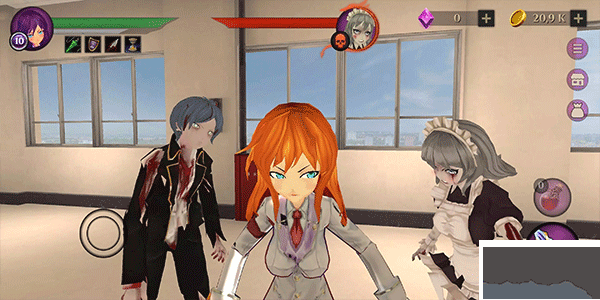 动漫高中僵尸模拟器(Anime High School Zombie)