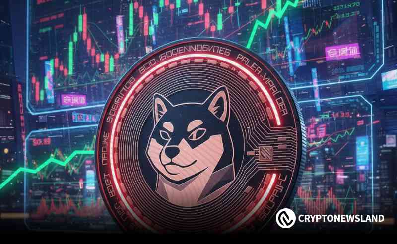 柴犬币维持在积累区域，技术指标显示市场动能稳定于0.00001268美元附近