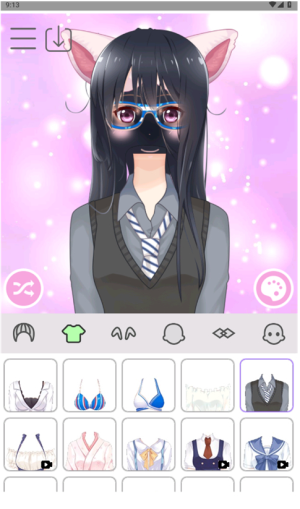 动漫女孩换装