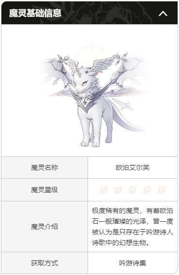 二重螺旋欧泊艾尔芙魔灵技能解析 二重螺旋欧泊艾尔芙魔灵玩法技巧