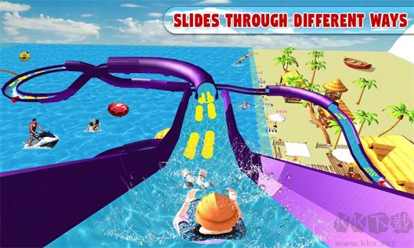 水上乐园模拟(Water Park Slide Surfers)