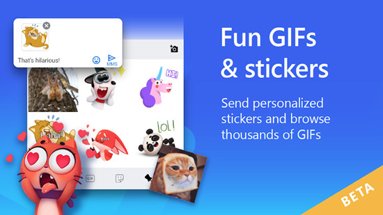 Microsoft SwiftKey Beta键盘(微软swiftkey键盘