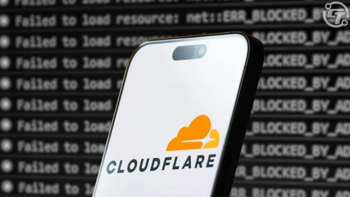 Cloudflare中断影响加密网站及X平台