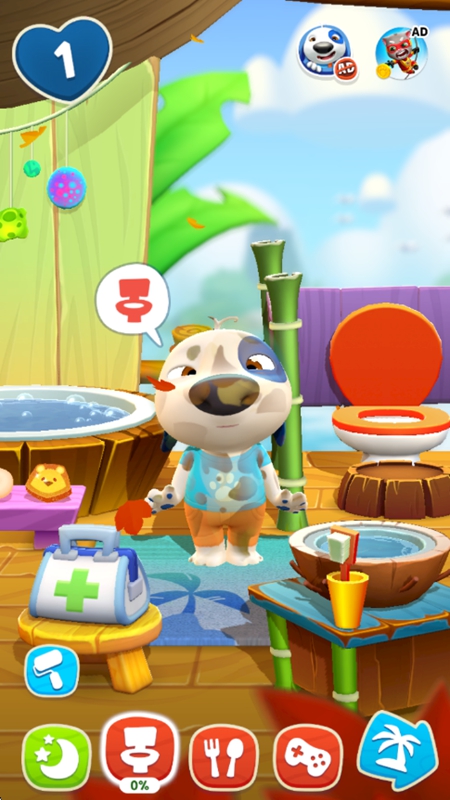 会说话的汉克狗海岛