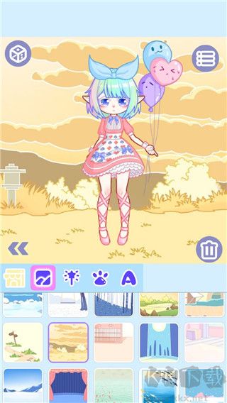 魔幻粉彩女孩萌拼平台