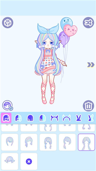 魔幻粉彩女孩萌拼平台