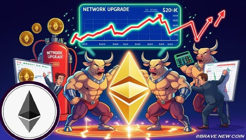 以太坊（ETH）价格预测：多头捍卫3000美元关口，Gas升级与倒头肩形态考验市场信心