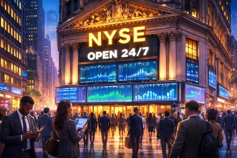 纽约证券交易所宣布推出全天候股票交易的区块链平台