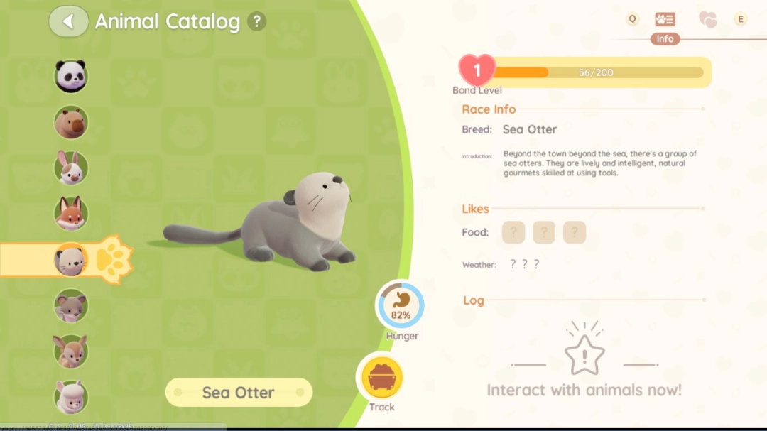 《心动小镇》海獭位置及喜爱食物分享