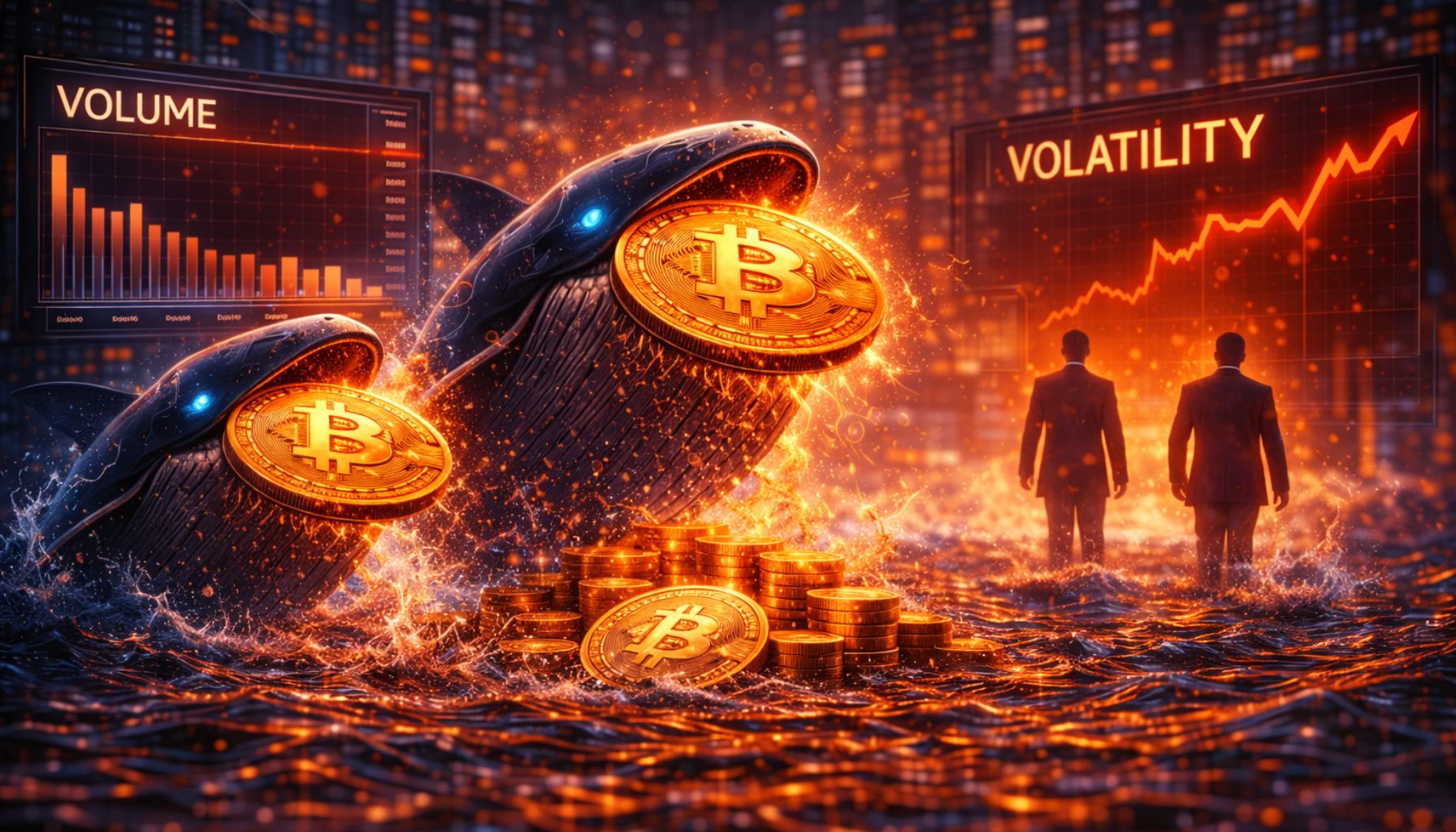 比特币巨鲸在波动中持续买入，而散户正在退场