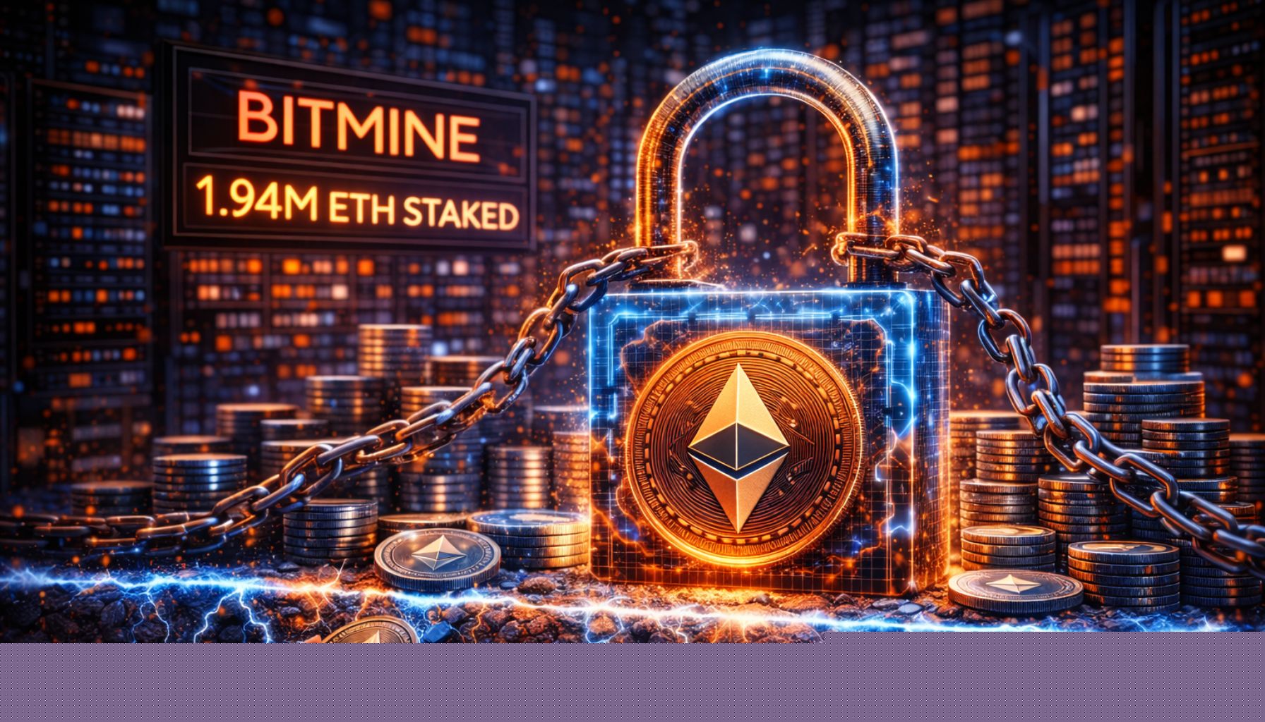 机构级以太坊锁仓：Bitmine质押ETH突破194万枚大关