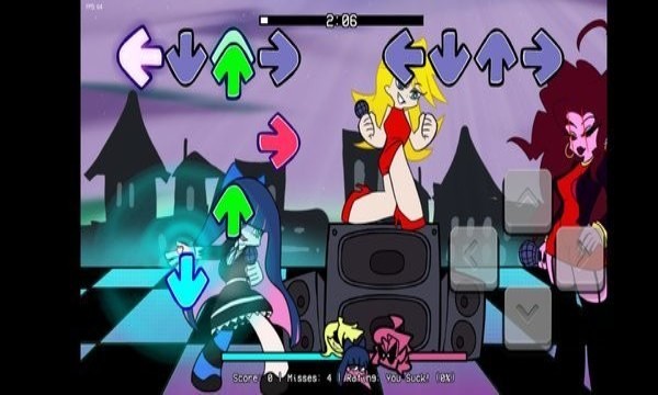 黑色星期五之夜四大恶魔混战模组(FNF mas é uma anima??o jogável.) 周五夜放克四大恶魔混战手机版
