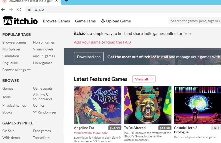 itch.io网页版直接进入_itch.io官方网站入口最新版下载