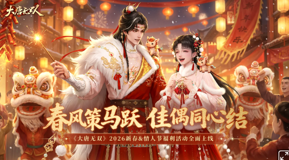好玩不累，喜庆减负《大唐无双》新春版本上线!